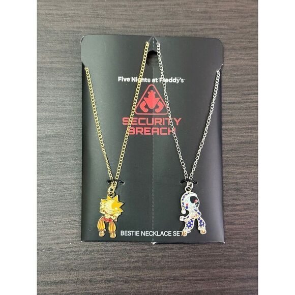 Five Nights At Freddy's: Security Breach Sun & Moon Best Friend Necklace… - Picture 1 of 2